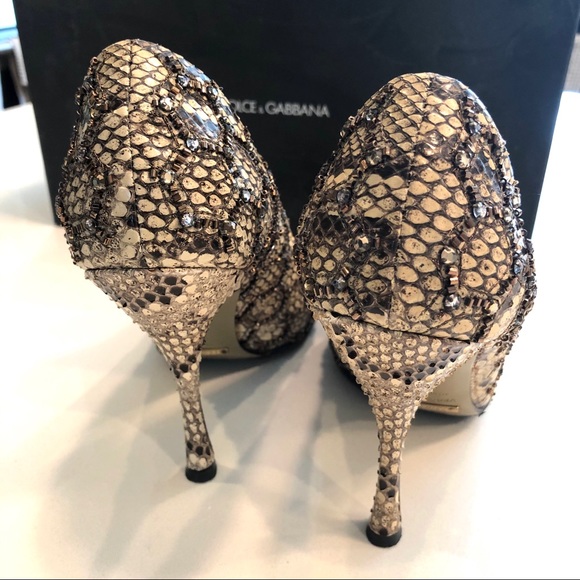 DOLCE & GABBANA Python Heels - Picture 9 of 11